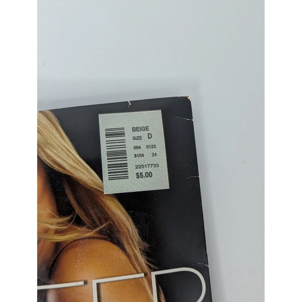 Avenue Body Daysheer Pantyhose Beige Size D Made in USA Sheer Tights Vintage